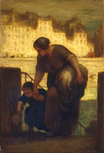 La blanchisseuse, vers 1863 - Honoré Daumier