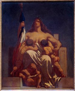 La République (allégorie de la France nourrissant ses enfants) - Honoré Daumier