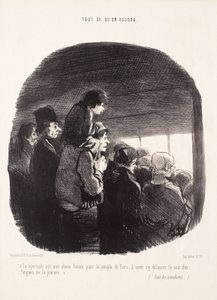 Le spectacle est une chose bonne pour le peuple de Paris - Honoré Daumier