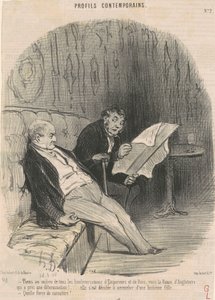 Tiens au milieu de bouleversements - Honoré Daumier