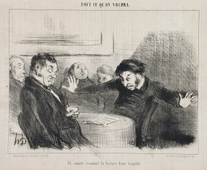 Un Comité écoutant la lecture d