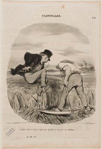 Quand on fait les foins, il ne faut pas être trop près des faucheurs - Honoré Daumier