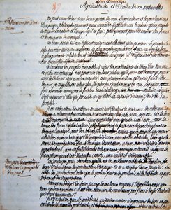 Page du traité de Mirabeau sur l