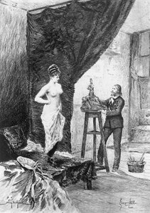 Illustration par Georges Cain (1856-1919) pour Cousin Bette, roman d