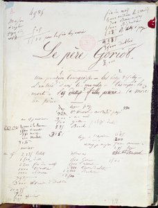 Page manuscrite de 