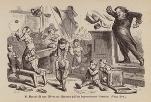 Illustration pour Un Bon Petit Diable (gravure) - Horace (after) Castelli