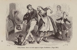 Illustration pour Un Bon Petit Diable (gravure) - Horace (after) Castelli