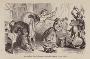 Illustration pour Un Bon Petit Diable (gravure) - Horace (after) Castelli