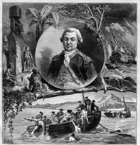 Le Centenaire de La Pérouse (Jean François de Galaup Laperouse) - Portrait commémorant son arrivée à l