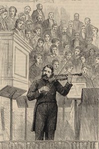 Portrait du violoniste et compositeur Joseph Joachim