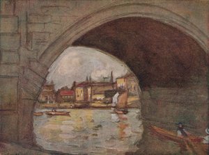 La rivière, Richmond, vers 1910 - Horace Mann Livens