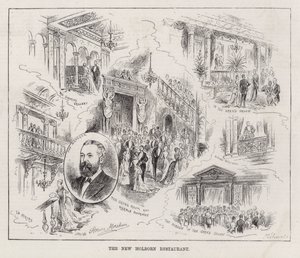Le Nouveau Restaurant Holborn (gravure) - Horace Morehen