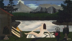 Dame du lac, c.1936-39 - Horace Pippin