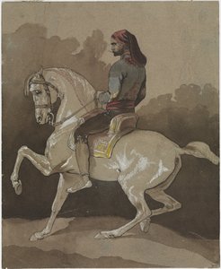 Arabe à cheval - Emile Jean Horace Vernet