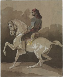 Arabe à cheval, vers 1800 - Horace Vernet