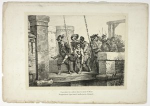 Cependant des soldats dans les murs de Paris... - Horace Vernet