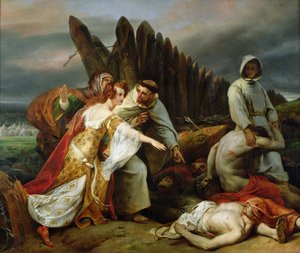 Edith trouvant le corps de Harold (1828)