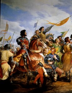 Guerre franco-anglaise (1202-1214) : la bataille de Bouvines le 27/07/1214, Philippe Auguste met en jeu la couronne de France