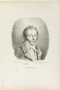 Portrait de Carle Vernet - Emile Jean Horace Vernet