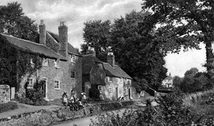 The Swan Inn, Fittleworth, Sussex, vers 1922 - Horace Walter Nicholls