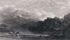 Un Loch des Highlands, Brume reposant sur les Montagnes - Horatio Macculloch
