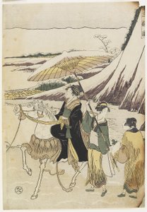 Trois femmes voyageant à travers un ravin, 1794-96