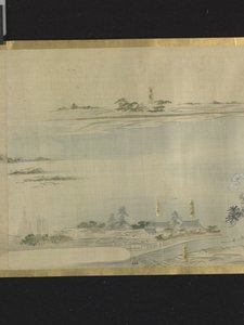 Trois dieux de la bonne fortune en sortie de plaisir