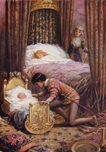 "Il se pencha pour embrasser le petit bébé" de "Luciella" - Howard Davie