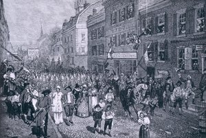 Carnaval à Philadelphie, illustration de 