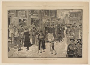 Matin de Noël dans le vieux New York - Howard Pyle