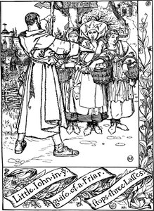 Illustration du livre Les Joyeuses Aventures de Robin des Bois, par Howard Pyle