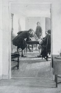 Dans la vieille taverne de Raleigh, illustration de 