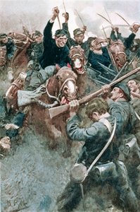 La Brigade de Jackson tenant comme un mur de pierre avant l