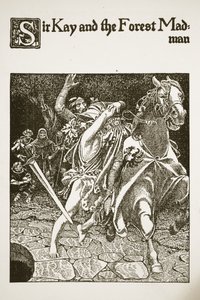 Sir Kay et le fou de la forêt, illustration de 