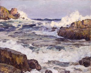 Dégagement après septembre Gale--Maine Coast
