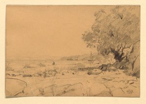 Sans titre. Paysage. - Howard Russell Butler