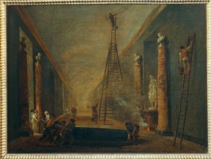 La Grande Galerie en cours de restauration - The Grand Gallery during restoration ...