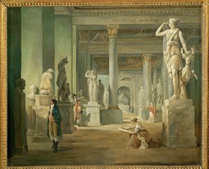 La salle des Saisons au Louvre …