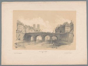 Vue du pont Saint-Michel, Paris