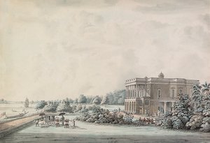 Maison de jardin de Lady Teignmouth sur les rives du Hooghly, Calcutta, après 1797 - Hubert Cornish