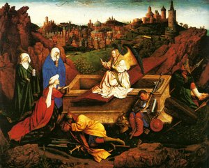 Les Trois Maries au sépulcre, vers 1440