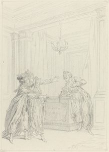Calmine, quel objet vient effrayer ma vue? - Hubert Francois Gravelot