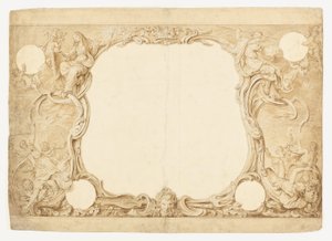 Design pour une bordure ornementale, utilisée pour l