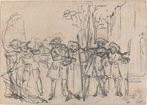 Hob surpris par Sir Thomas avec la lettre de M. Friendly - Hubert Francois Gravelot