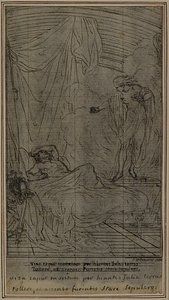 Étude pour "La Pharsale" de Lucain, Canto III - Hubert Francois Gravelot