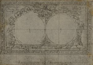 Study for Medallions, in Tacitus "Tibère, ou Les Six Premiers Livres des Annales", Book III, Vol. 2 - Hubert Francois Gravelot