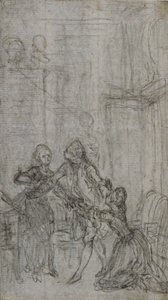 Study for Vignette-Frontispiece in Charles-Simon Favart