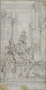 Study for Vignette-Frontispiece in Charles-Simon Favart