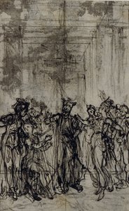 Étude pour une vignette dans les "Contes Moraux" de Jean François Marmontel