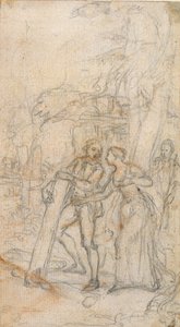 Étude pour "La Tempête" de William Shakespeare - Hubert Francois Gravelot